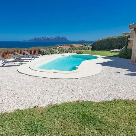 Panoramic With Sea View On And The Island Of Tavolara *